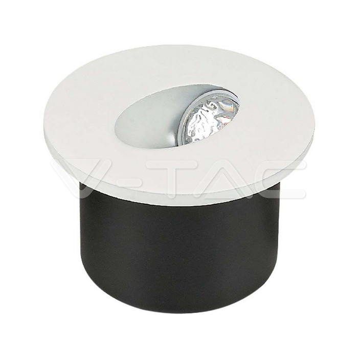 LED Steplights: 3W LED Step Light Round 3000K