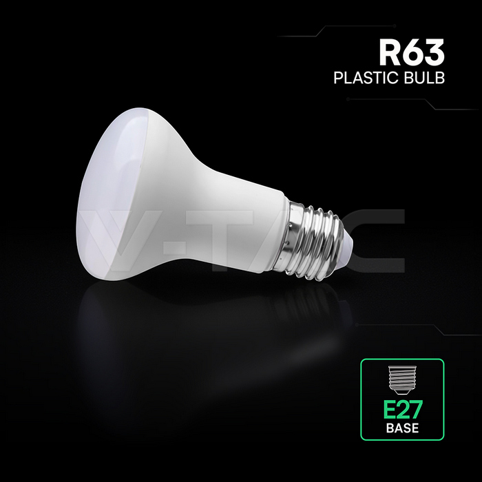 R63 Led LED Bulbs: 8.5W LED Bulb E27 R63 CREE CHIP 6500K