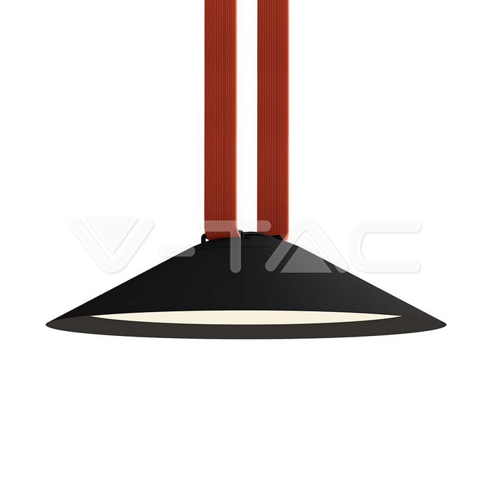 20W LED magnetska tkaninska tračna svetilka 120°D 3000K peščena črna 3 leta garancije