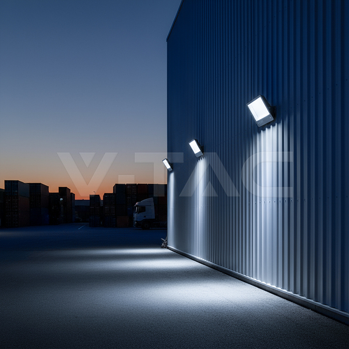 LED Floodlights: 150W LED Floodlight CREE CHIP Black Body Grey Glass ...