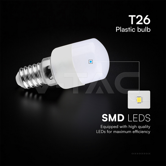 LED Bulbs: LED Bulb 2W ST26 Plastic 4000K