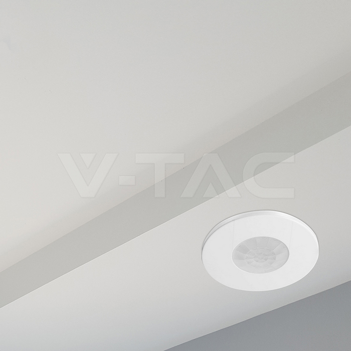 Sensors: PIR Ceiling Sensor 2IN1 White Body