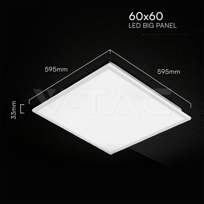 LED Panels: LED Panel 40W CREE CHIP 600x600mm Backlit 120Lm/W 6500K ...