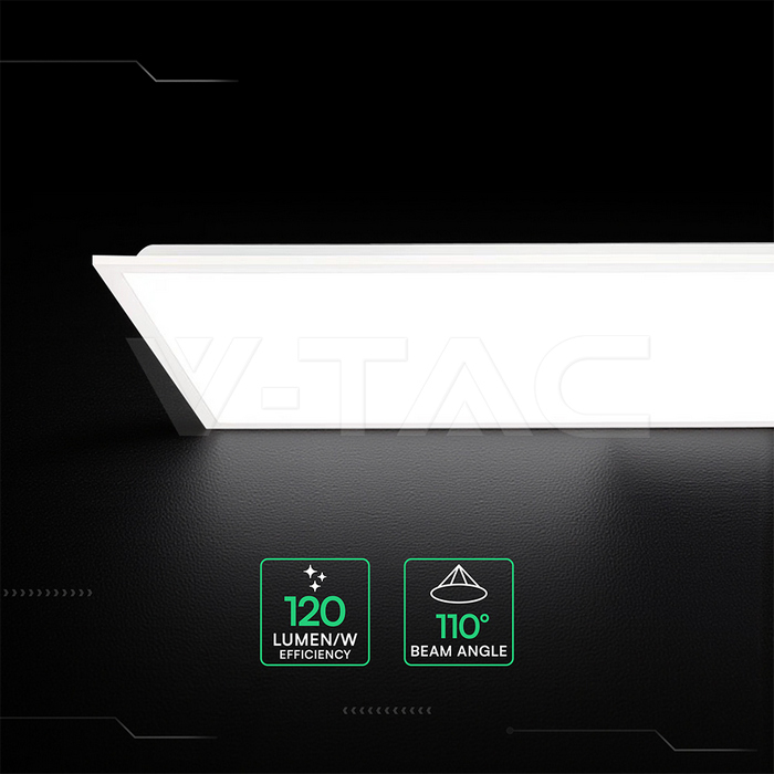 LED Panels: LED Panel 40W CREE CHIP 1200x300mm Backlit 120Lm/W 4000K ...