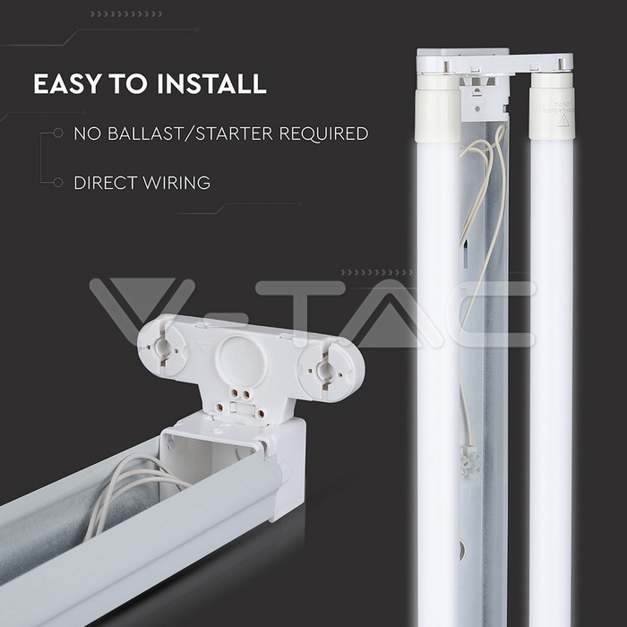 LED Fixtures: 2x120cm Batten Fitting