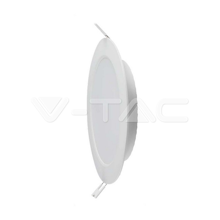 18W LED SAMSUNG CHIP osvetljena plošča vgrajena - okrogla 6400K