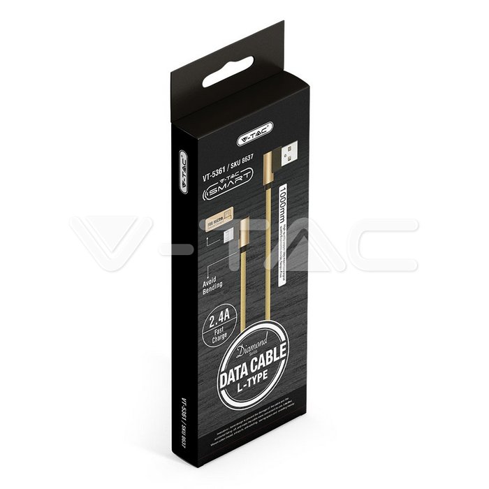 USB cables: 1m. Micro USB Cable Gold Diamond Series